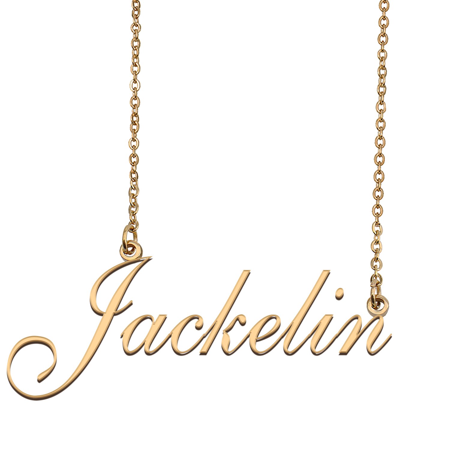 Personalized Custom 18k Gold Plated Any Name Necklace for Women Lyss