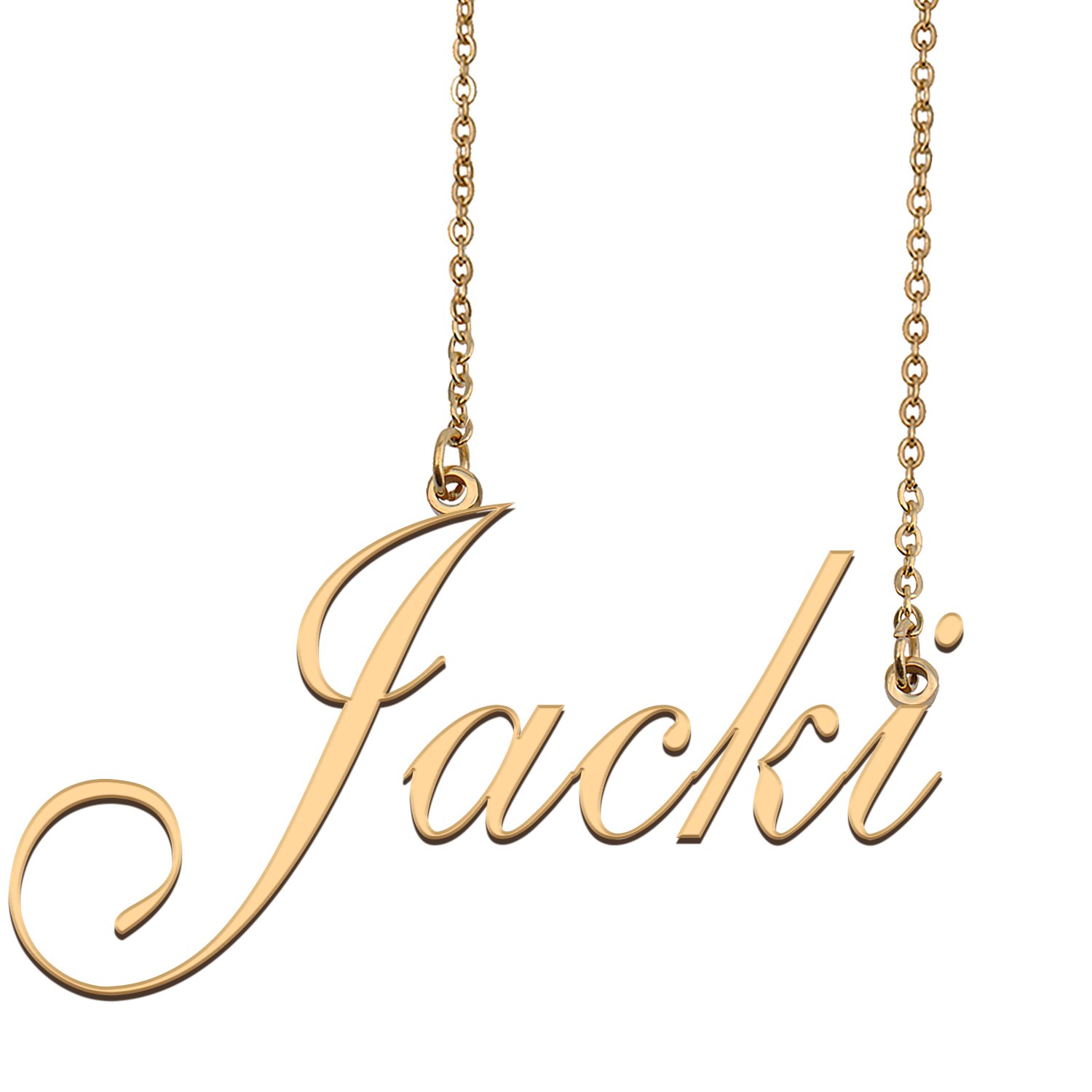Personalized Custom 18k Gold Plated Any Name Necklace for Women Lyssa