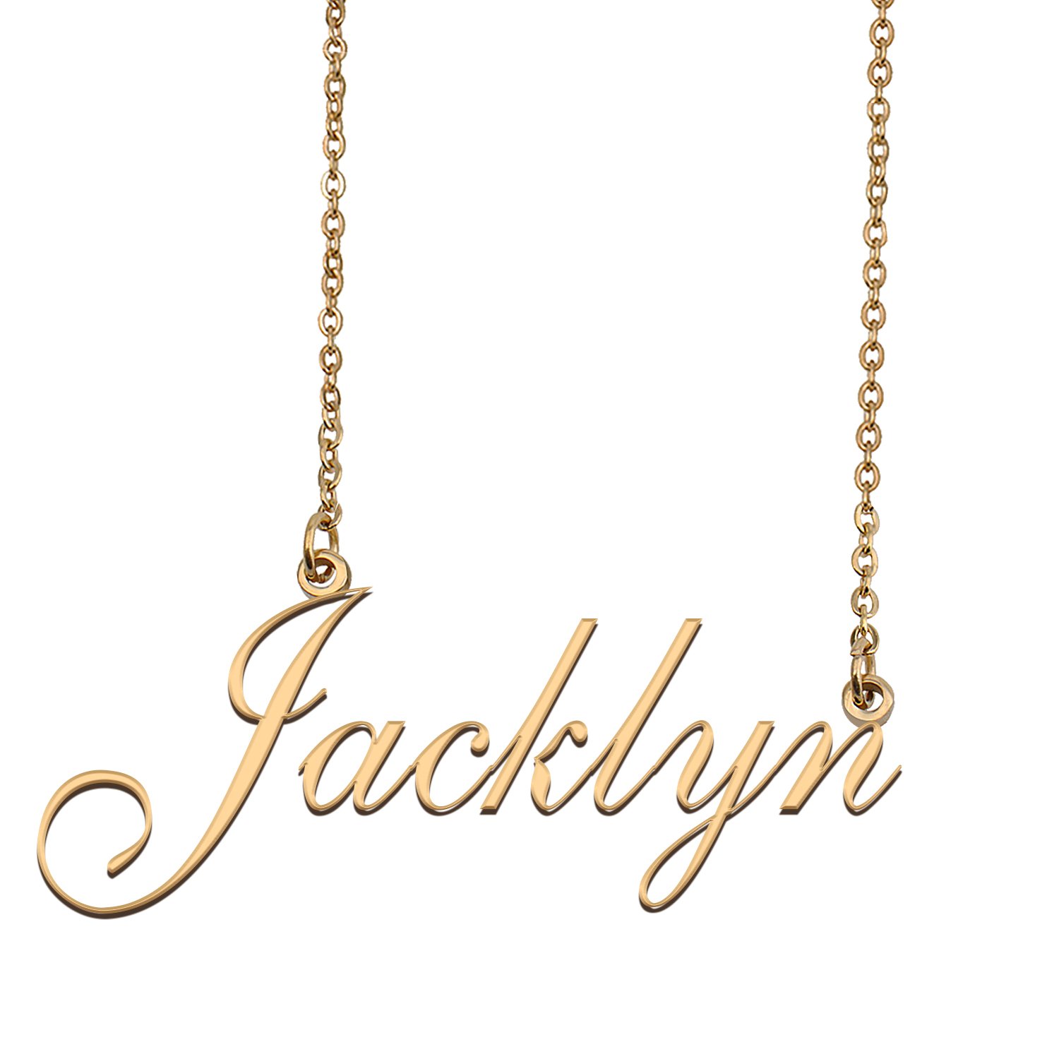 Personalized Custom 18k Gold Plated Any Name Necklace for Women Lyssandra