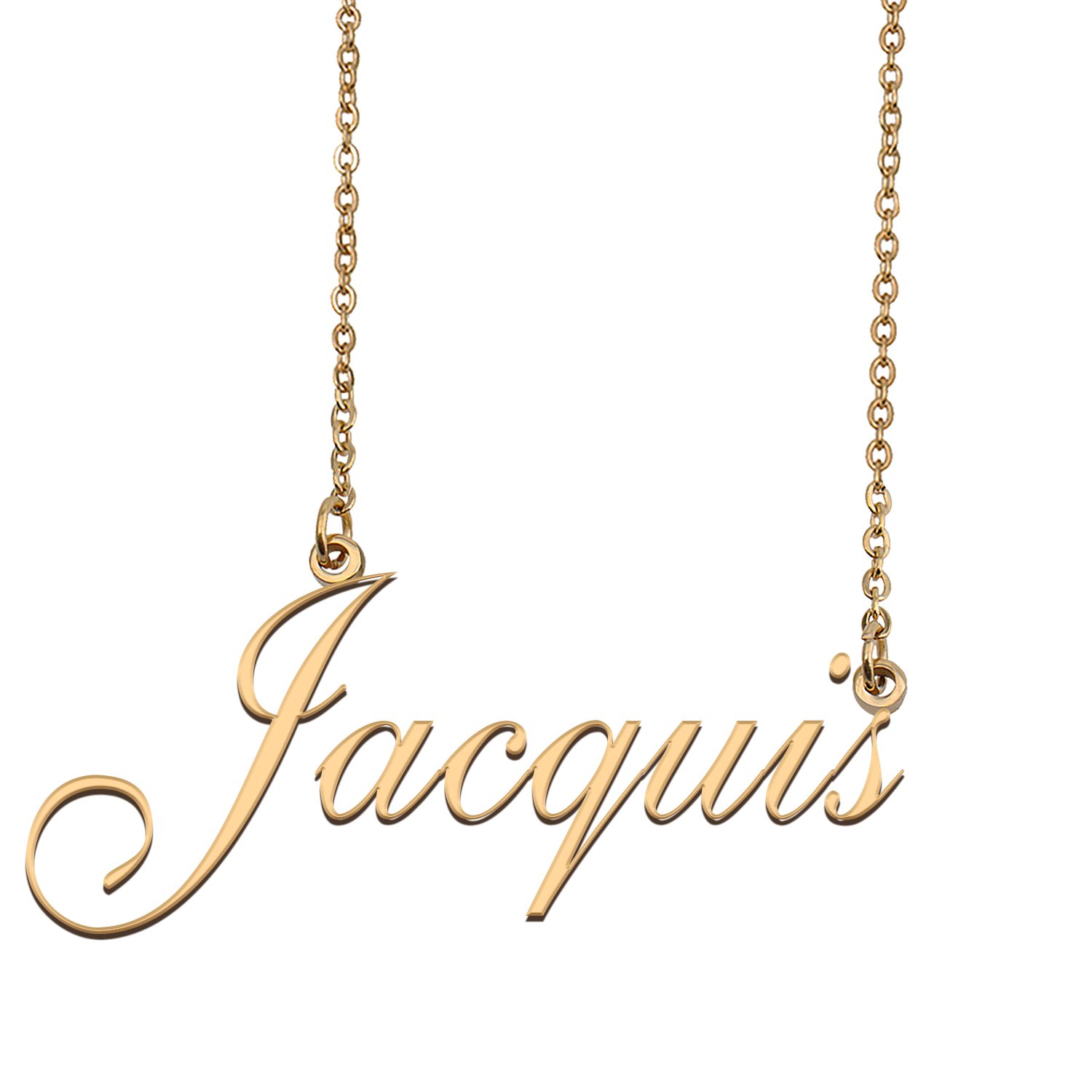 Personalized Custom 18k Gold Plated Any Name Necklace for Women Maci