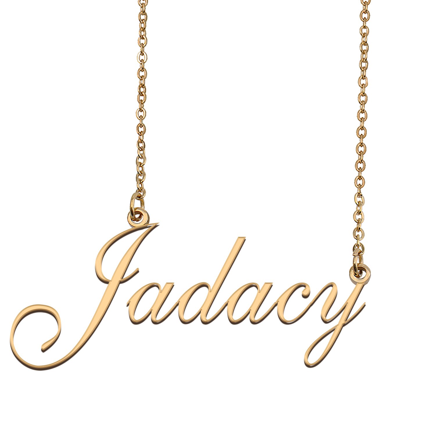 Personalized Custom 18k Gold Plated Any Name Necklace for Women Mack