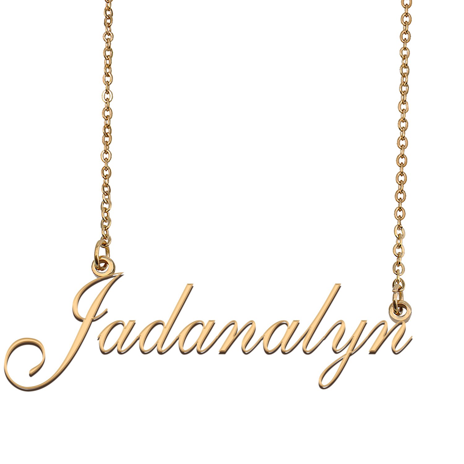 Personalized Custom 18k Gold Plated Any Name Necklace for Women Macki