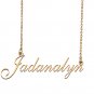 Personalized Custom 18k Gold Plated Any Name Necklace for Women Macki