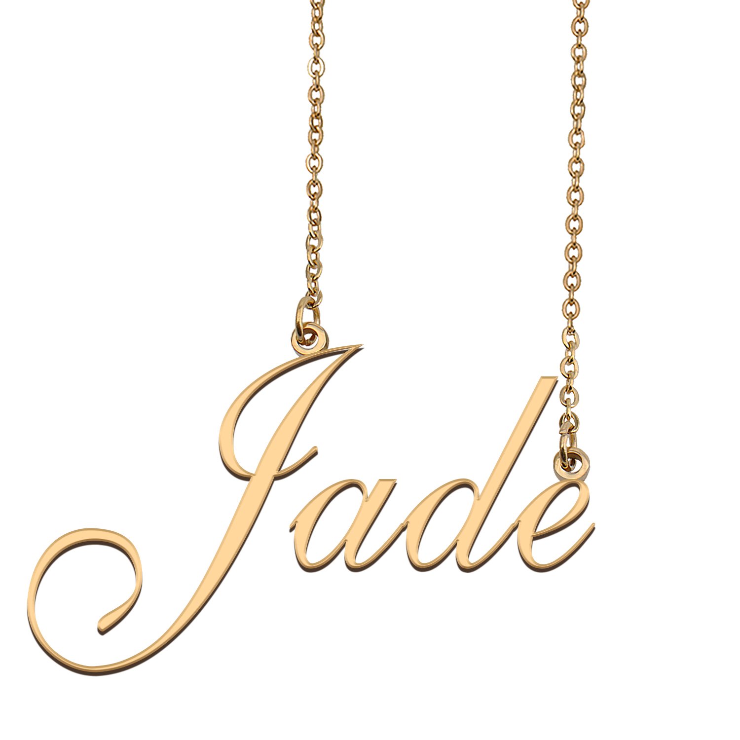Personalized Custom 18k Gold Plated Any Name Necklace for Women Madandelo