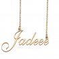 Personalized Custom 18k Gold Plated Any Name Necklace for Women Madders