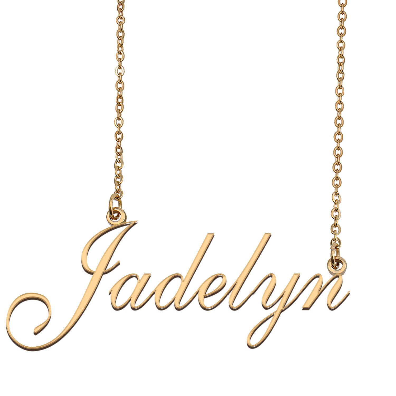 Personalized Custom 18k Gold Plated Any Name Necklace for Women Maddie