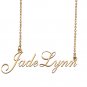 Personalized Custom 18k Gold Plated Any Name Necklace for Women Maddison
