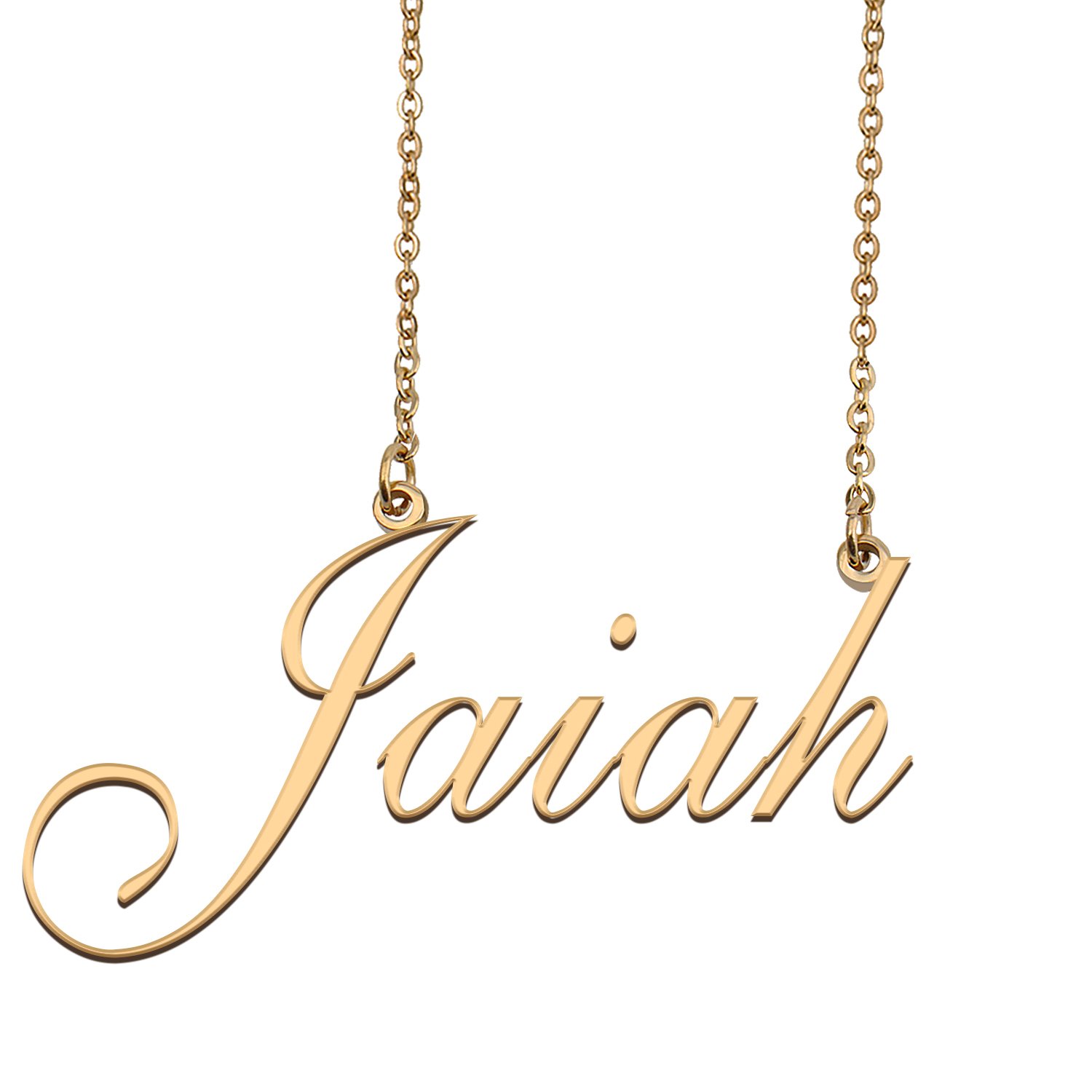 Personalized Custom 18k Gold Plated Any Name Necklace for Women Magic