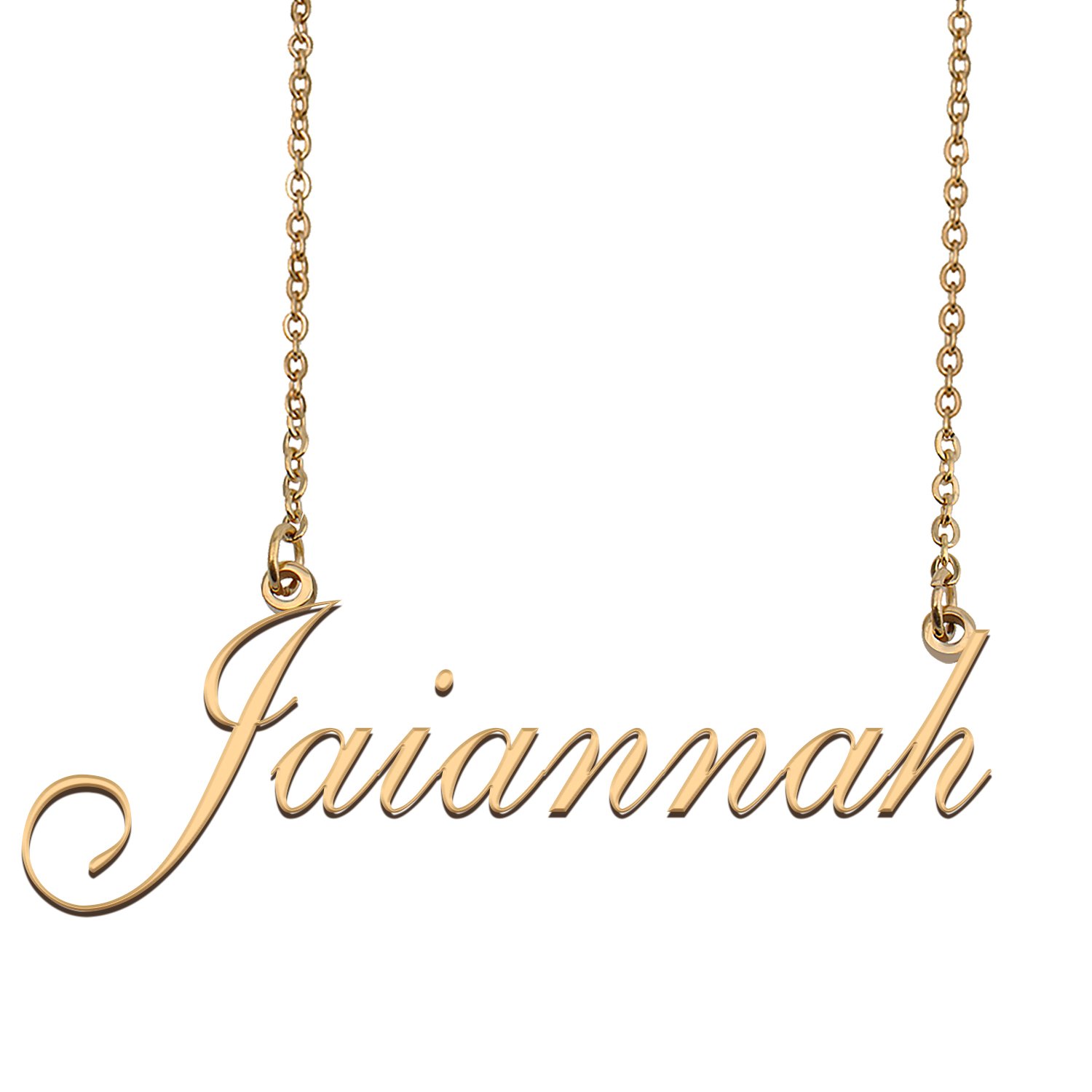 Personalized Custom 18k Gold Plated Any Name Necklace for Women Magixx