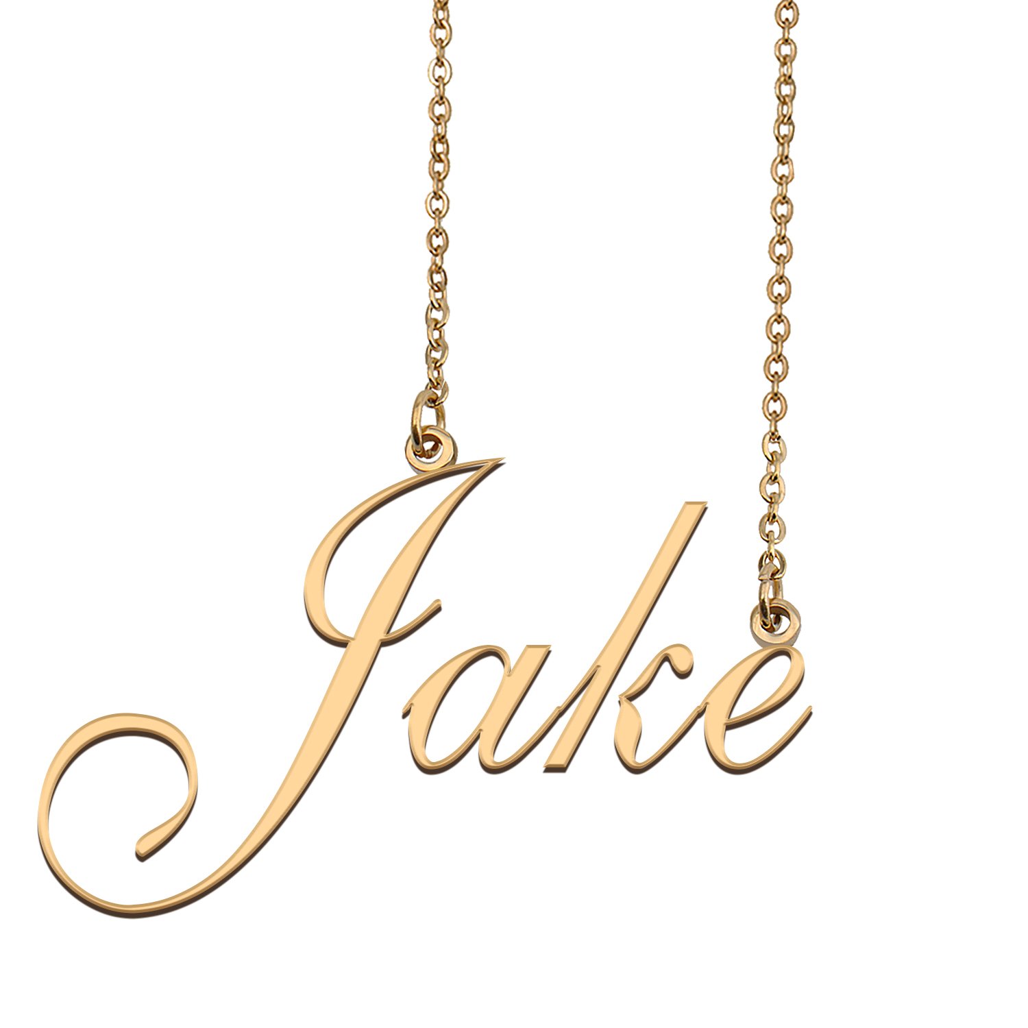 Personalized Custom 18k Gold Plated Any Name Necklace for Women Majesti