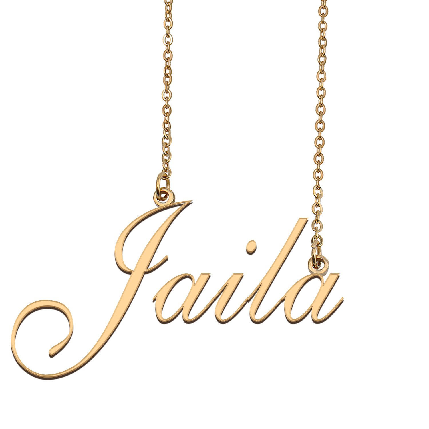 Personalized Custom 18k Gold Plated Any Name Necklace for Women Malaika
