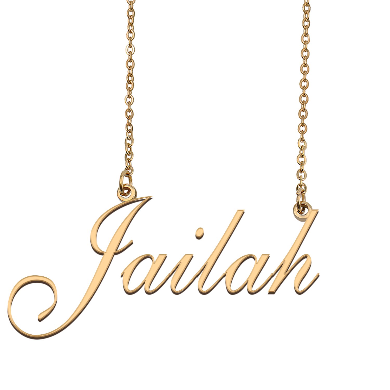 Personalized Custom 18k Gold Plated Any Name Necklace for Women Malaina
