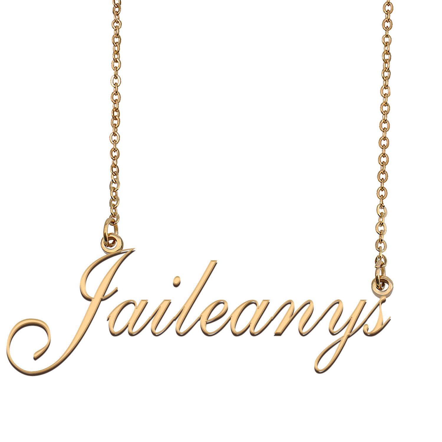 Personalized Custom 18k Gold Plated Any Name Necklace for Women Malak