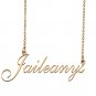 Personalized Custom 18k Gold Plated Any Name Necklace for Women Malak