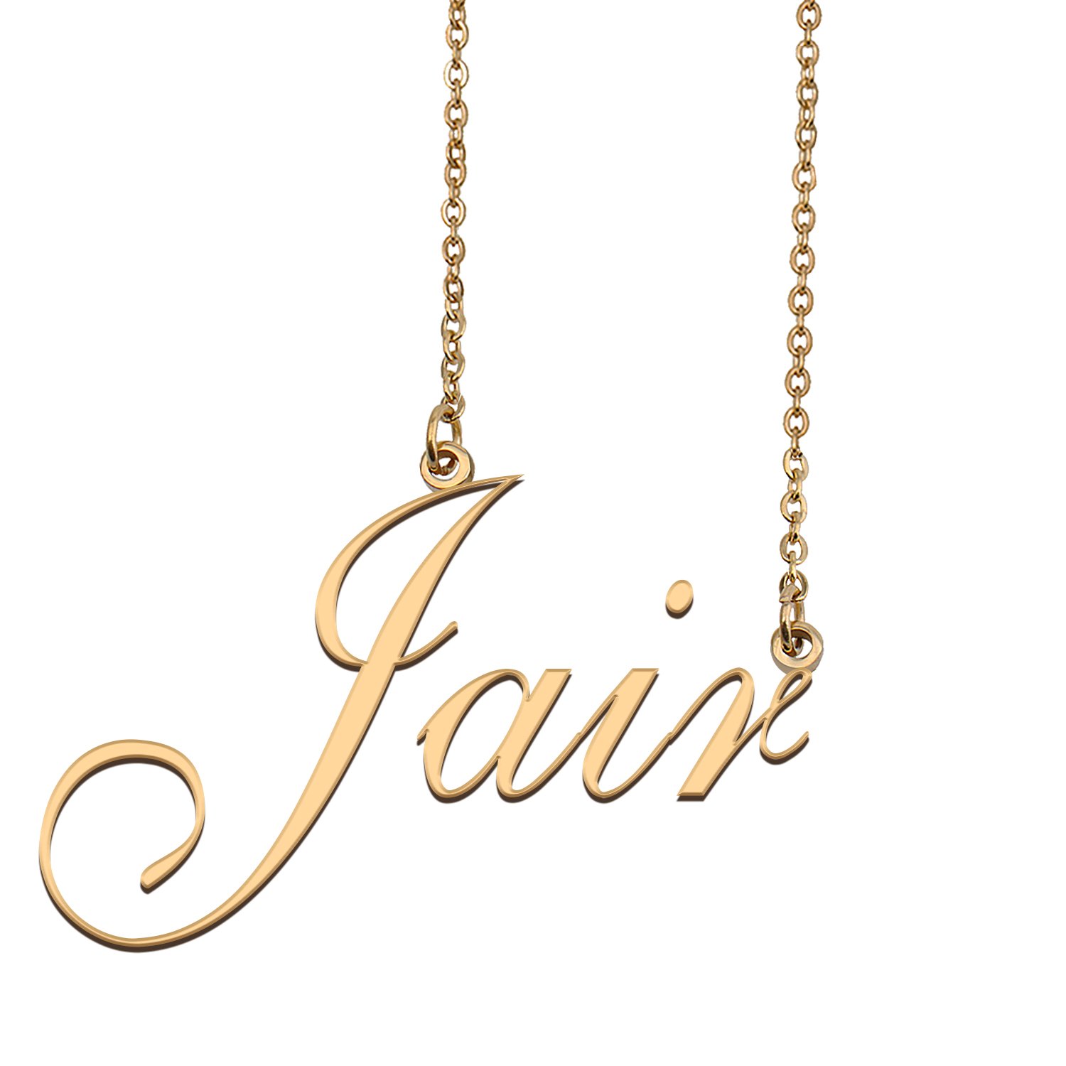 Personalized Custom 18k Gold Plated Any Name Necklace for Women Malcolm