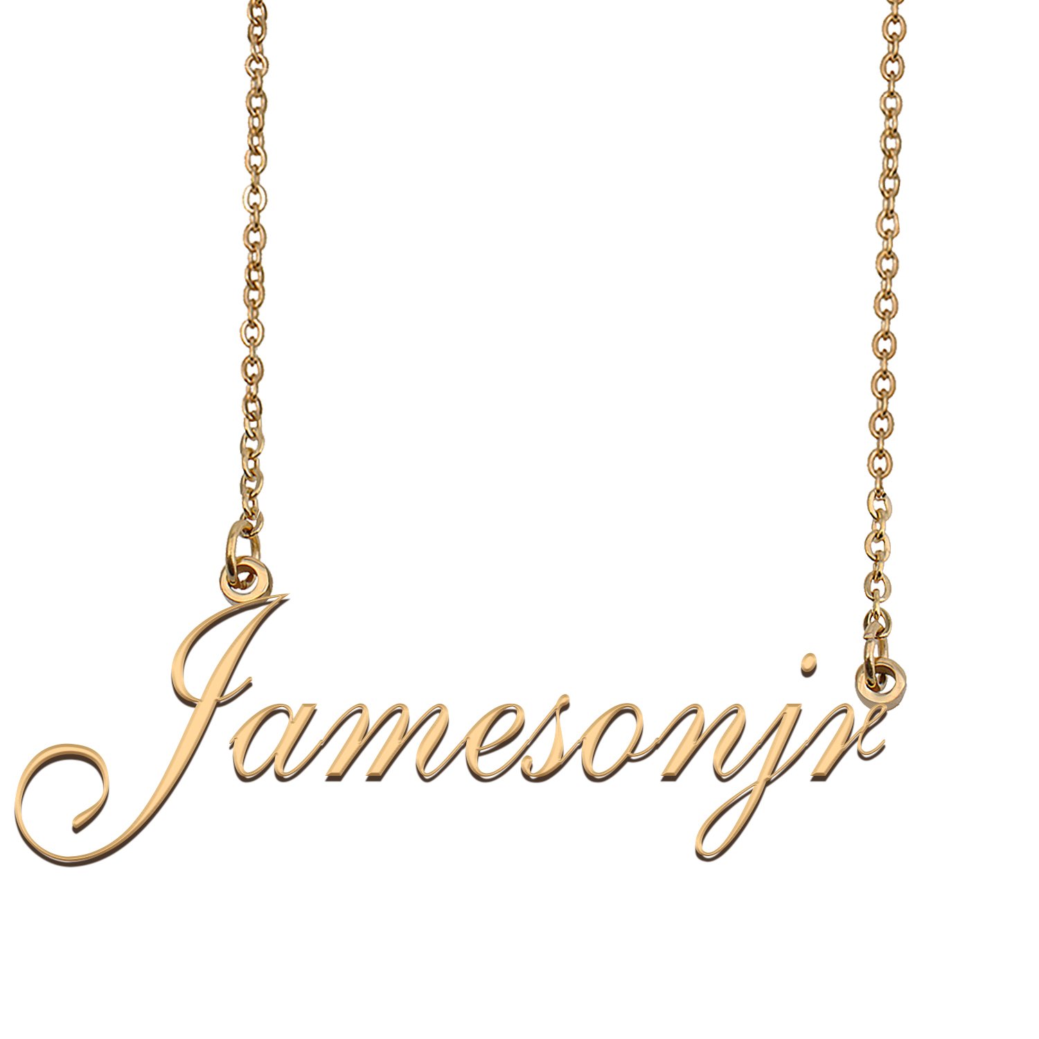Personalized Custom 18k Gold Plated Any Name Necklace for Women Malik