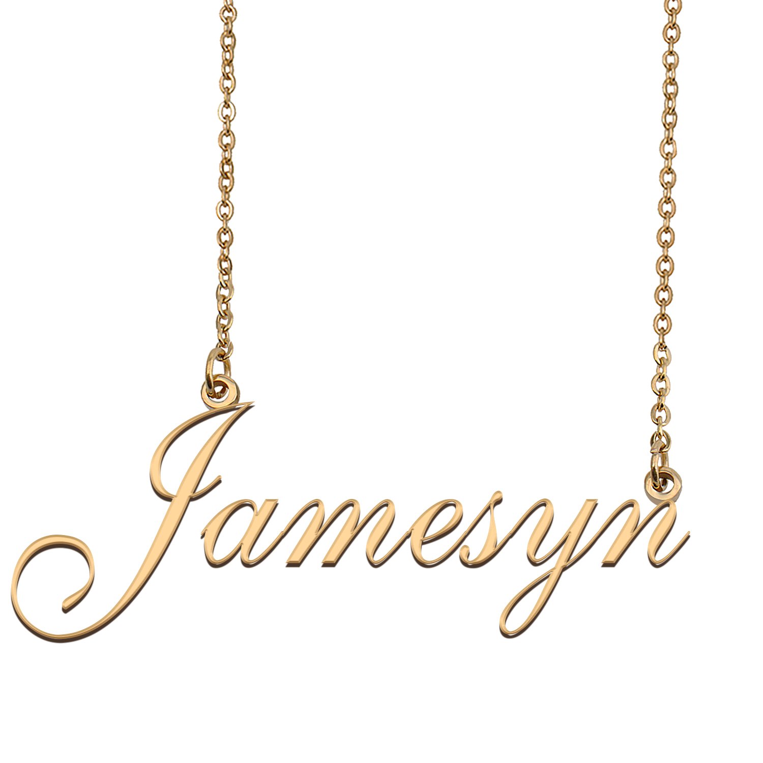 Personalized Custom 18k Gold Plated Any Name Necklace for Women Malika