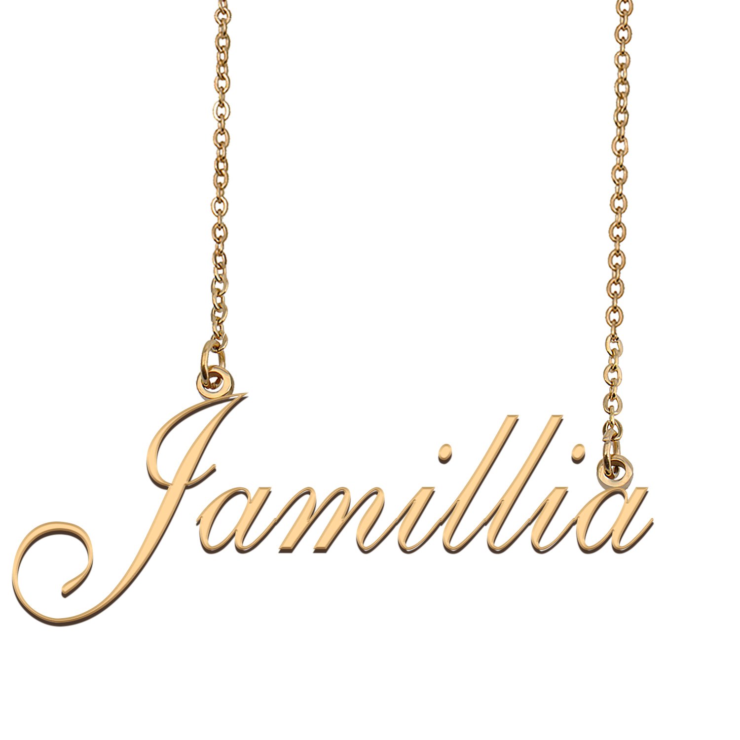 Personalized Custom 18k Gold Plated Any Name Necklace for Women Malorie