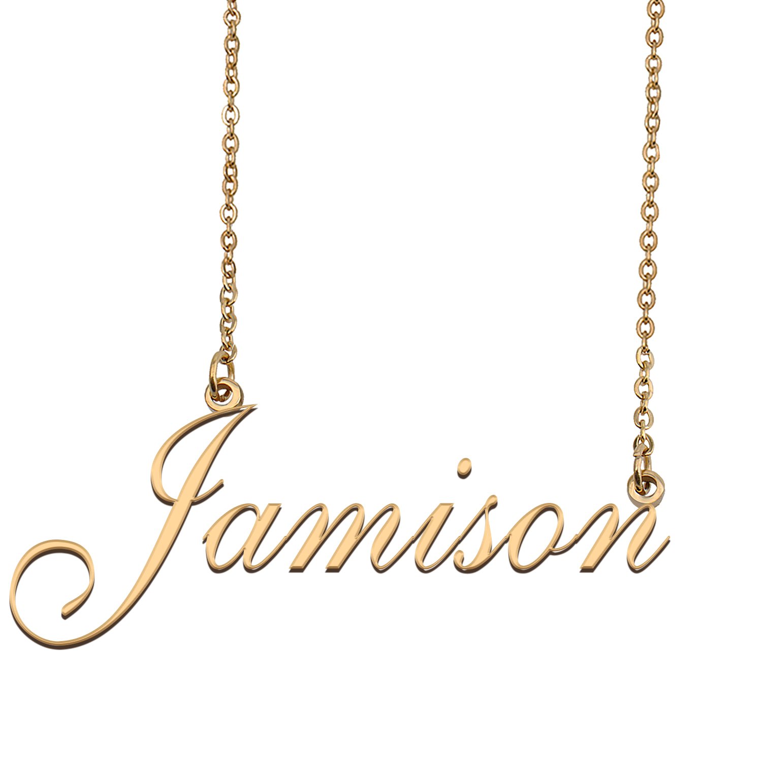 Personalized Custom 18k Gold Plated Any Name Necklace for Women Malu