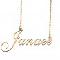 Personalized Custom 18k Gold Plated Any Name Necklace for Women Mamu