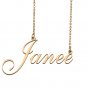 Personalized Custom 18k Gold Plated Any Name Necklace for Women Manjusha