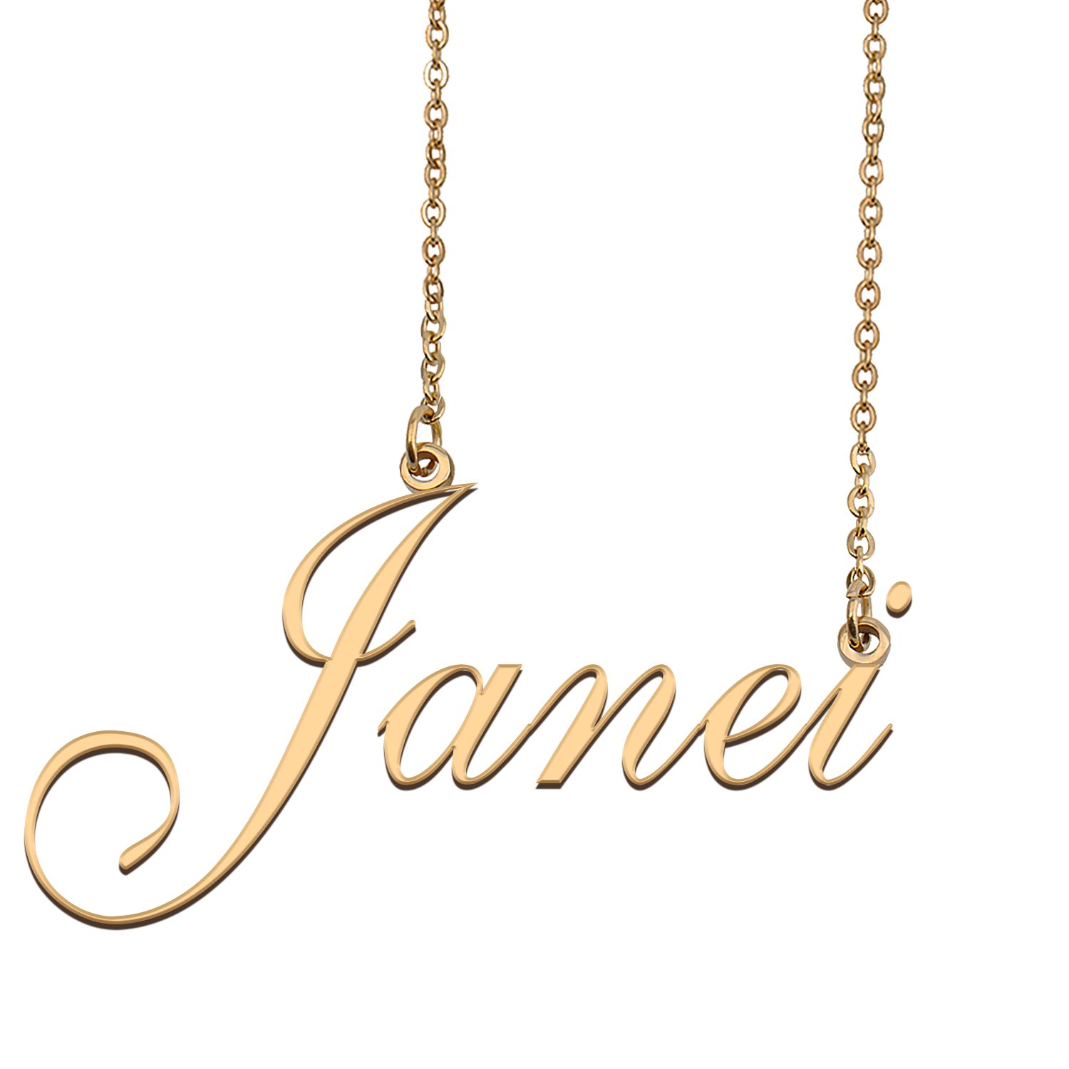 Personalized Custom 18k Gold Plated Any Name Necklace for Women Manni