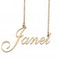 Personalized Custom 18k Gold Plated Any Name Necklace for Women Manni