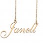 Personalized Custom 18k Gold Plated Any Name Necklace for Women Mant