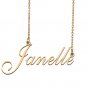 Personalized Custom 18k Gold Plated Any Name Necklace for Women Manuella