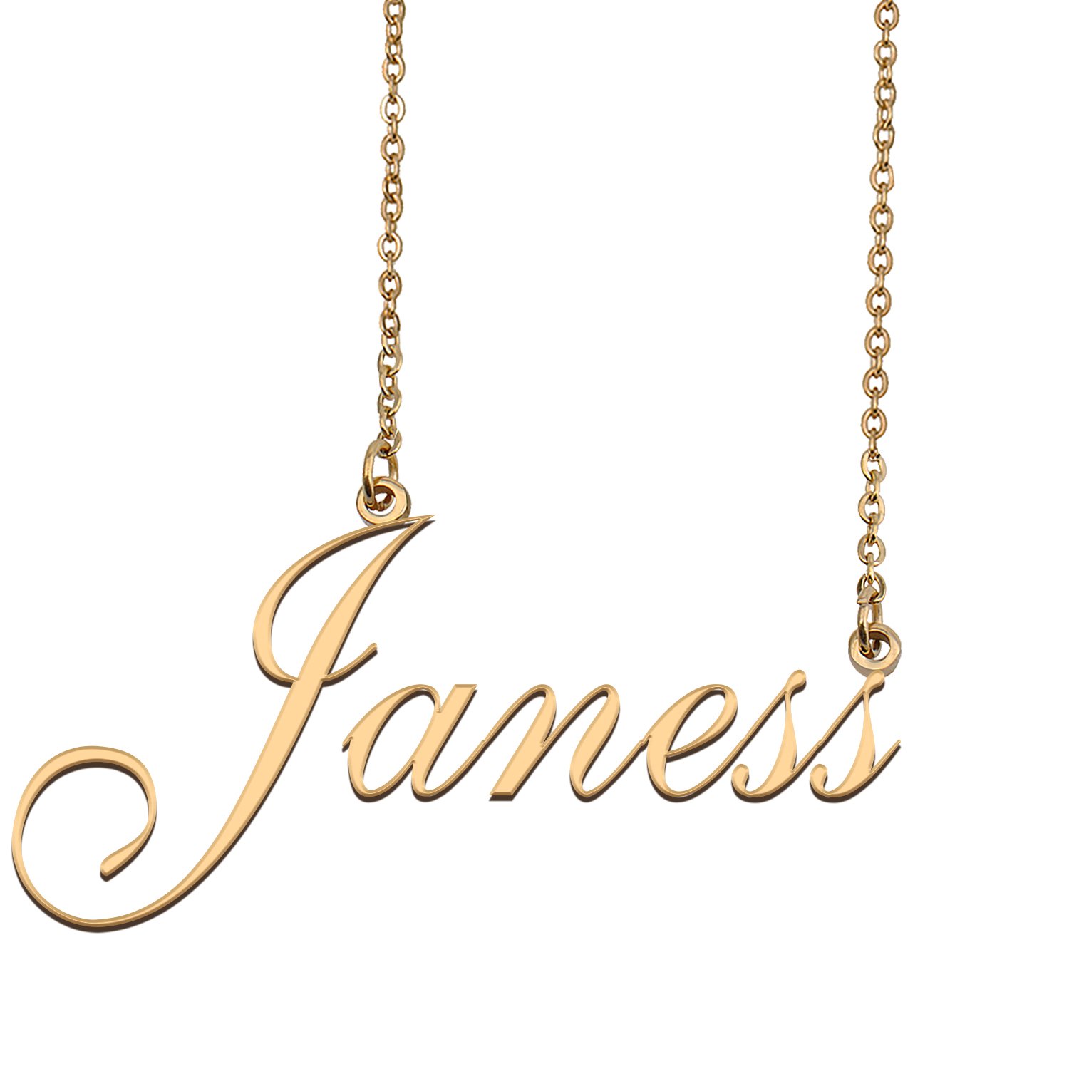 Personalized Custom 18k Gold Plated Any Name Necklace for Women Mar