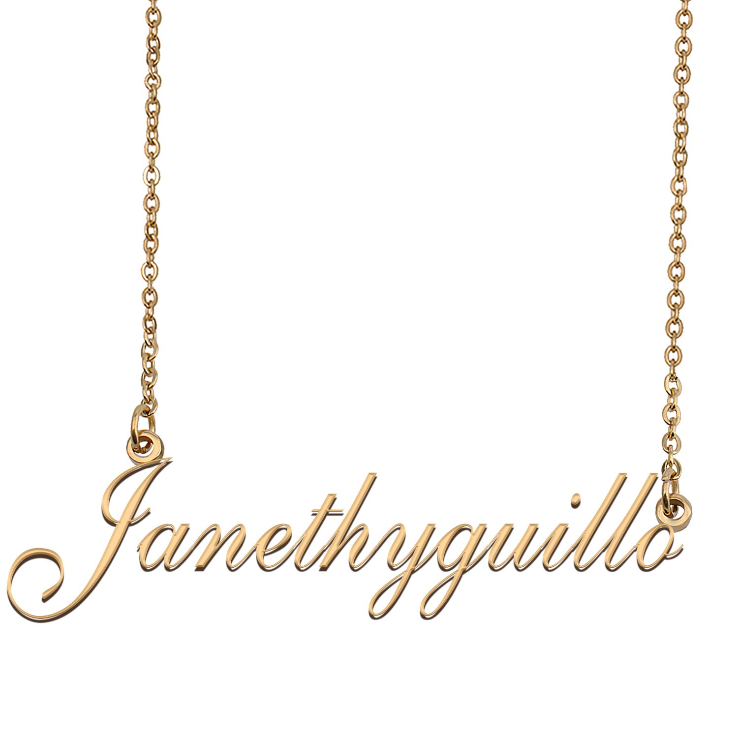 Personalized Custom 18k Gold Plated Any Name Necklace for Women Marc
