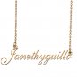 Personalized Custom 18k Gold Plated Any Name Necklace for Women Marc