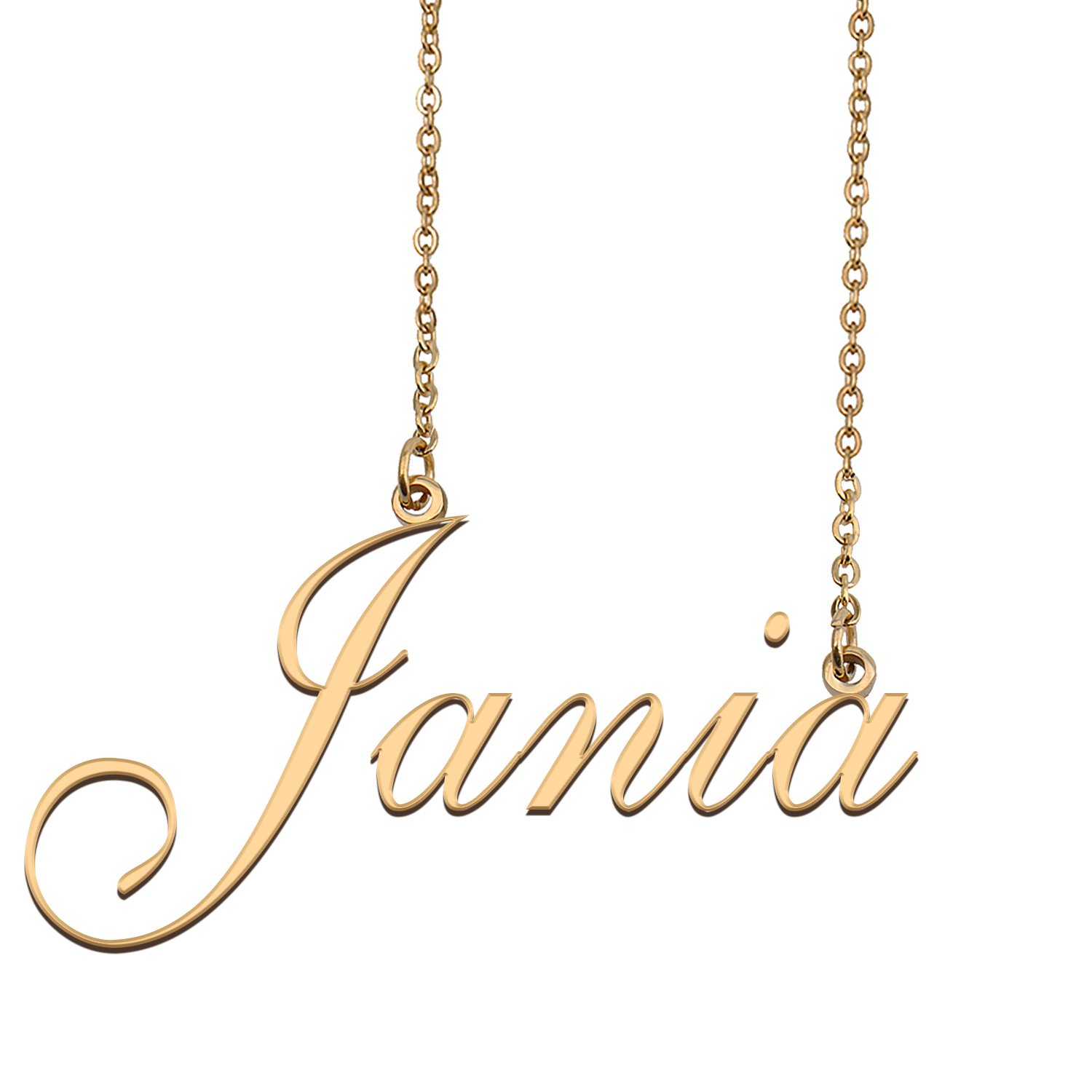 Personalized Custom 18k Gold Plated Any Name Necklace for Women Marcel