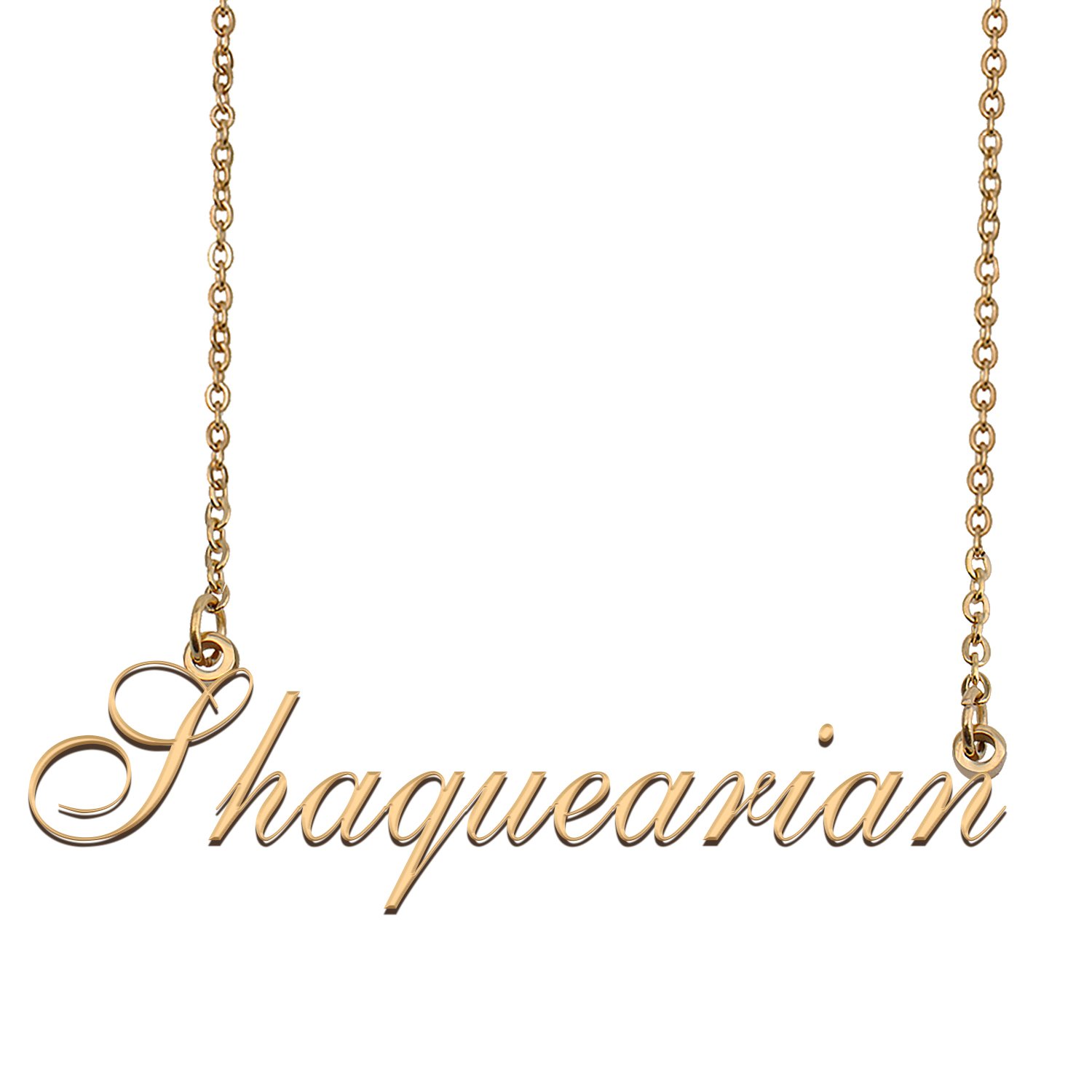 Custom Made Delicate Any Name Necklace for Mother Girlfriend Shaquearian