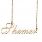 Custom Made Delicate Any Name Necklace for Mother Girlfriend Shemer