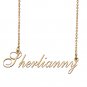 Custom Made Delicate Any Name Necklace for Mother Girlfriend Sherlianny