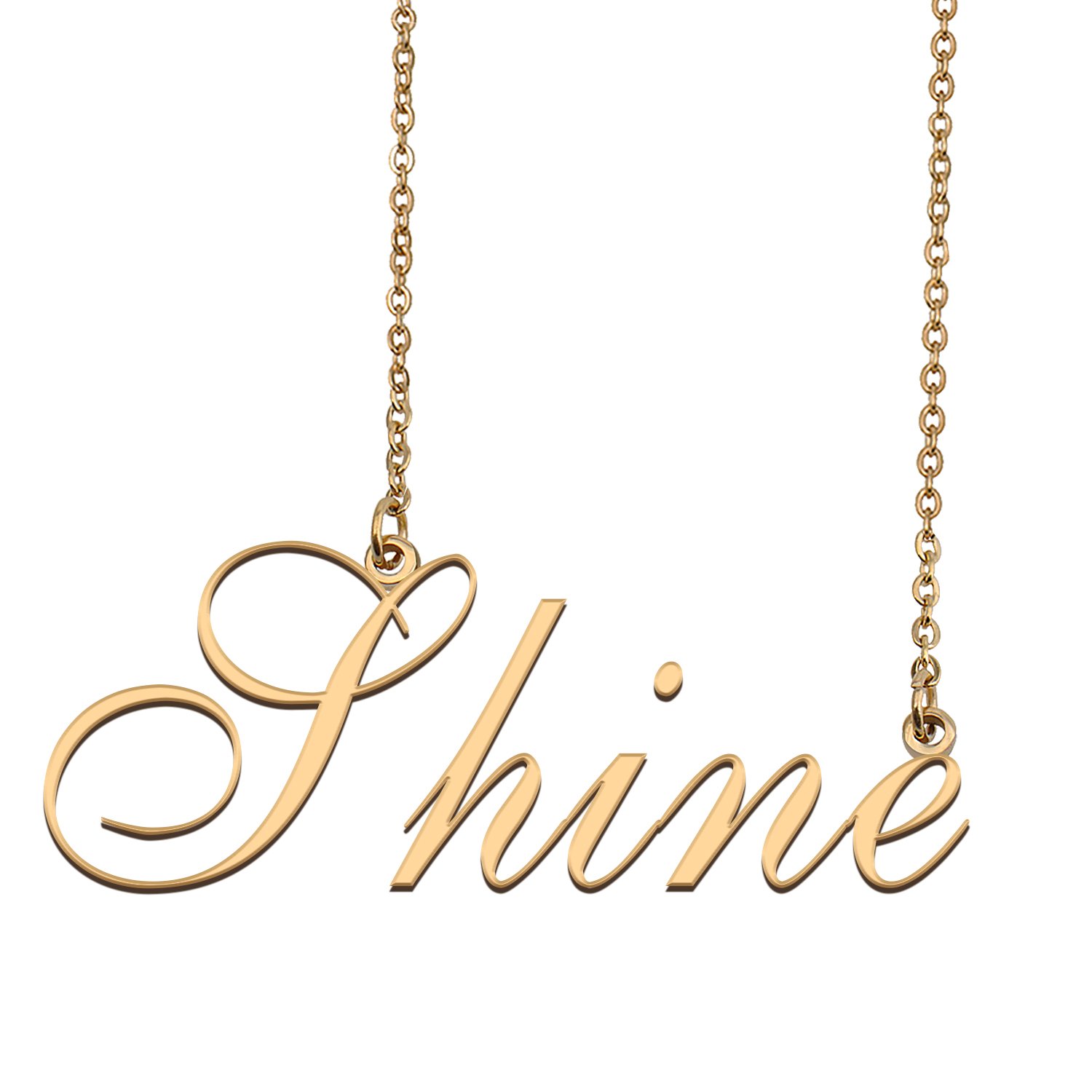Custom Made Delicate Any Name Necklace for Mother Girlfriend Shine