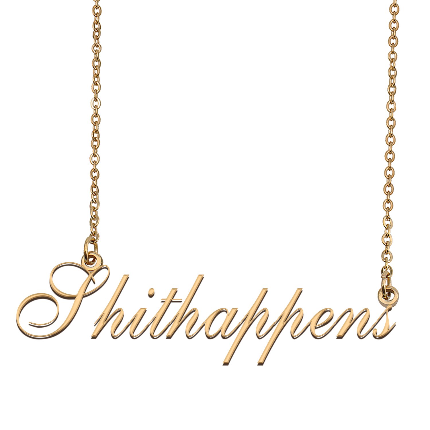 Custom Made Delicate Any Name Necklace for Mother Girlfriend Shithappens