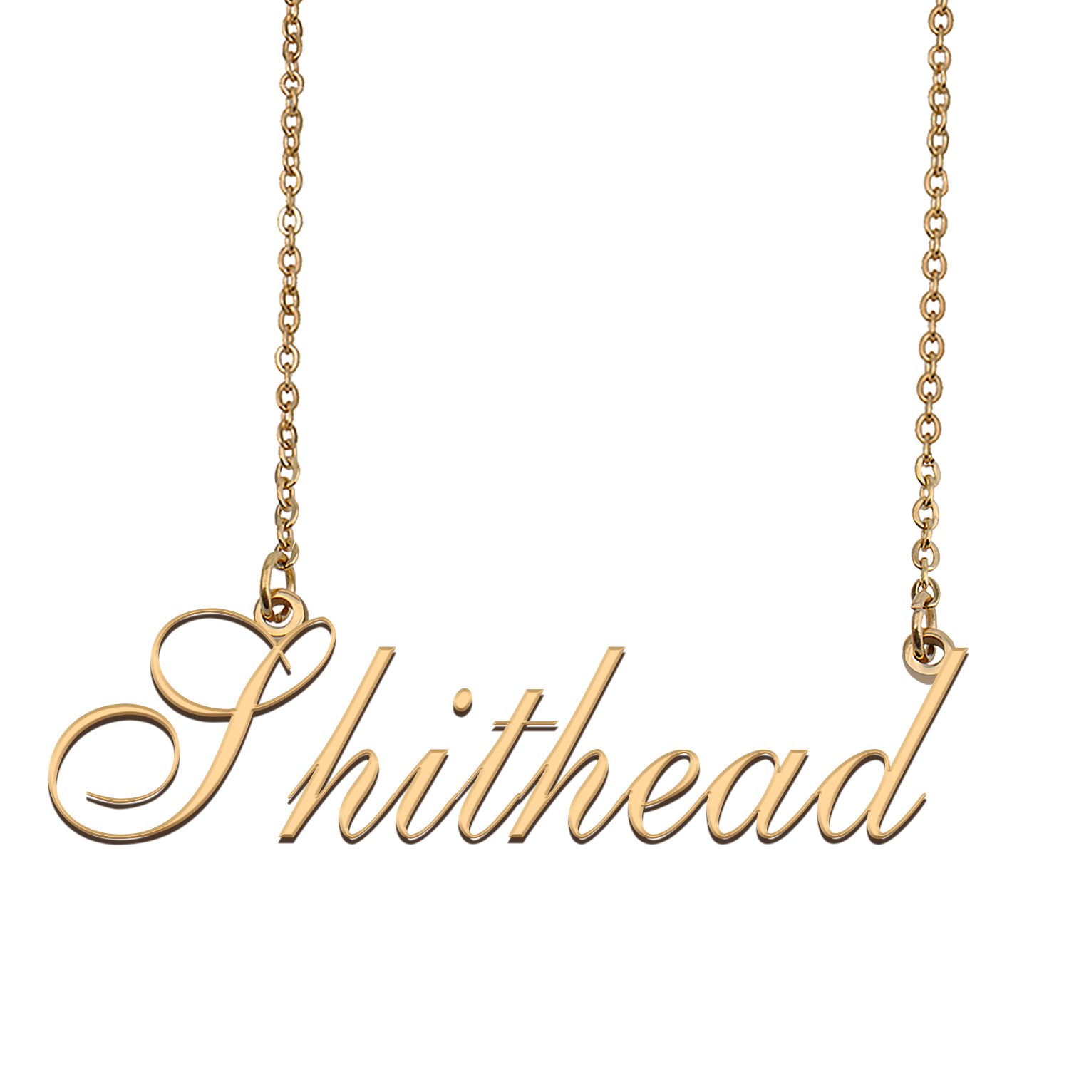 Custom Made Delicate Any Name Necklace for Mother Girlfriend Shithead