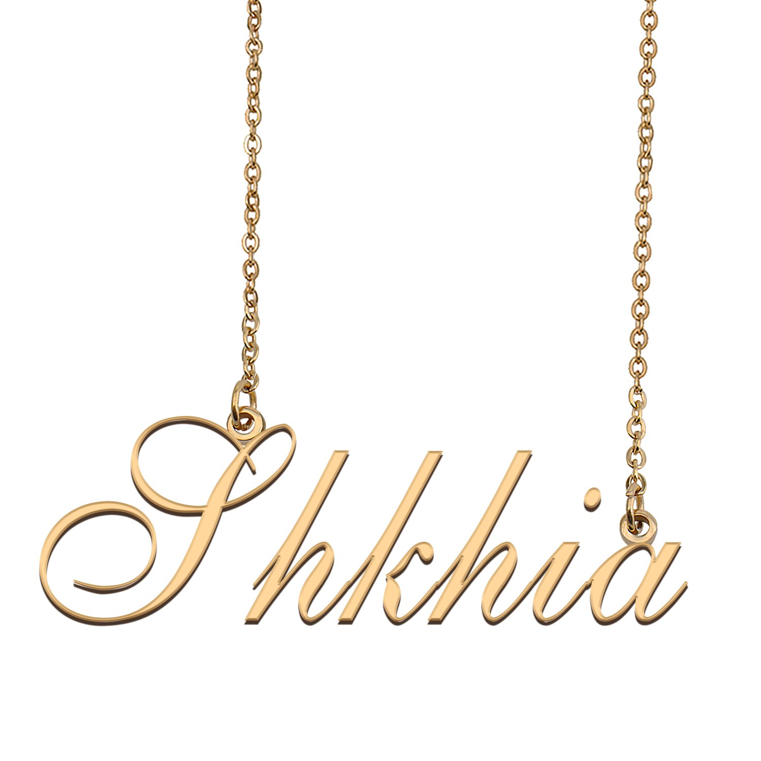 Custom Made Delicate Any Name Necklace for Mother Girlfriend Shkhia