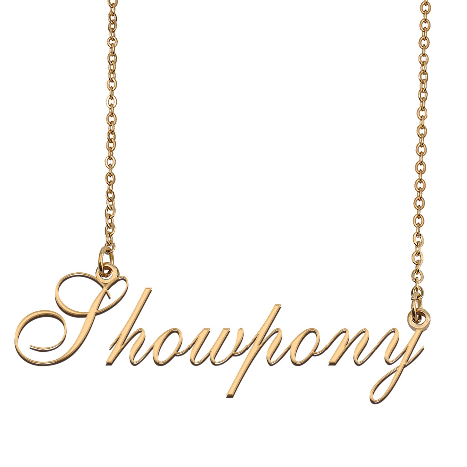 Custom Made Delicate Any Name Necklace for Mother Girlfriend Showpony