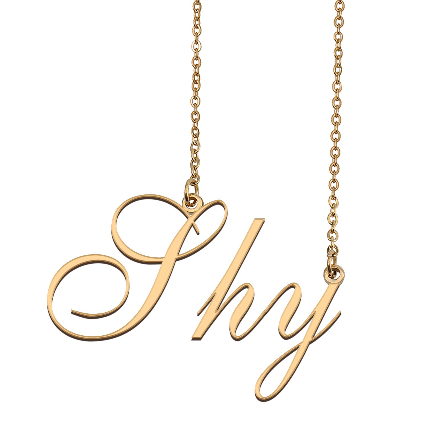 Custom Made Delicate Any Name Necklace for Mother Girlfriend Shy