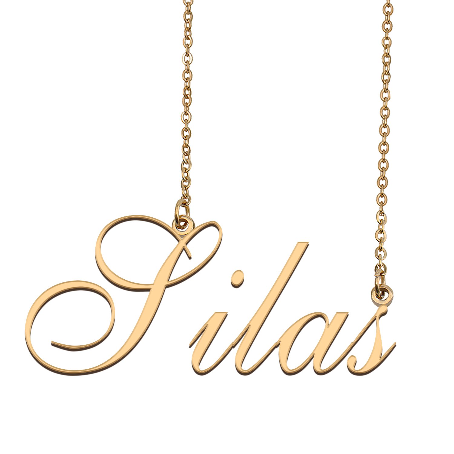 Custom Made Delicate Any Name Necklace for Mother Girlfriend Silas