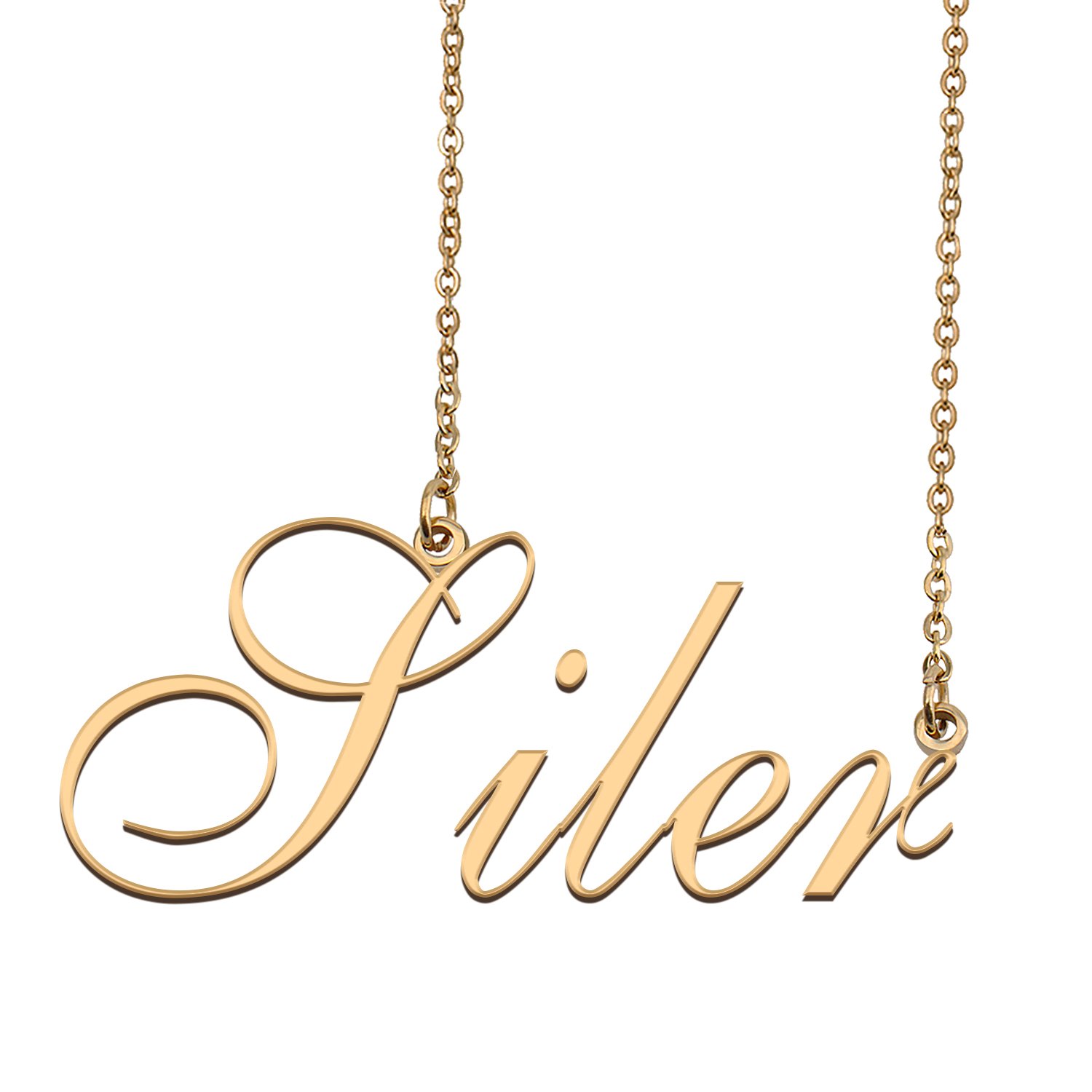 Custom Made Delicate Any Name Necklace for Mother Girlfriend Siler