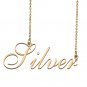 Custom Made Delicate Any Name Necklace for Mother Girlfriend Silver
