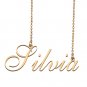 Custom Made Delicate Any Name Necklace for Mother Girlfriend Silvia