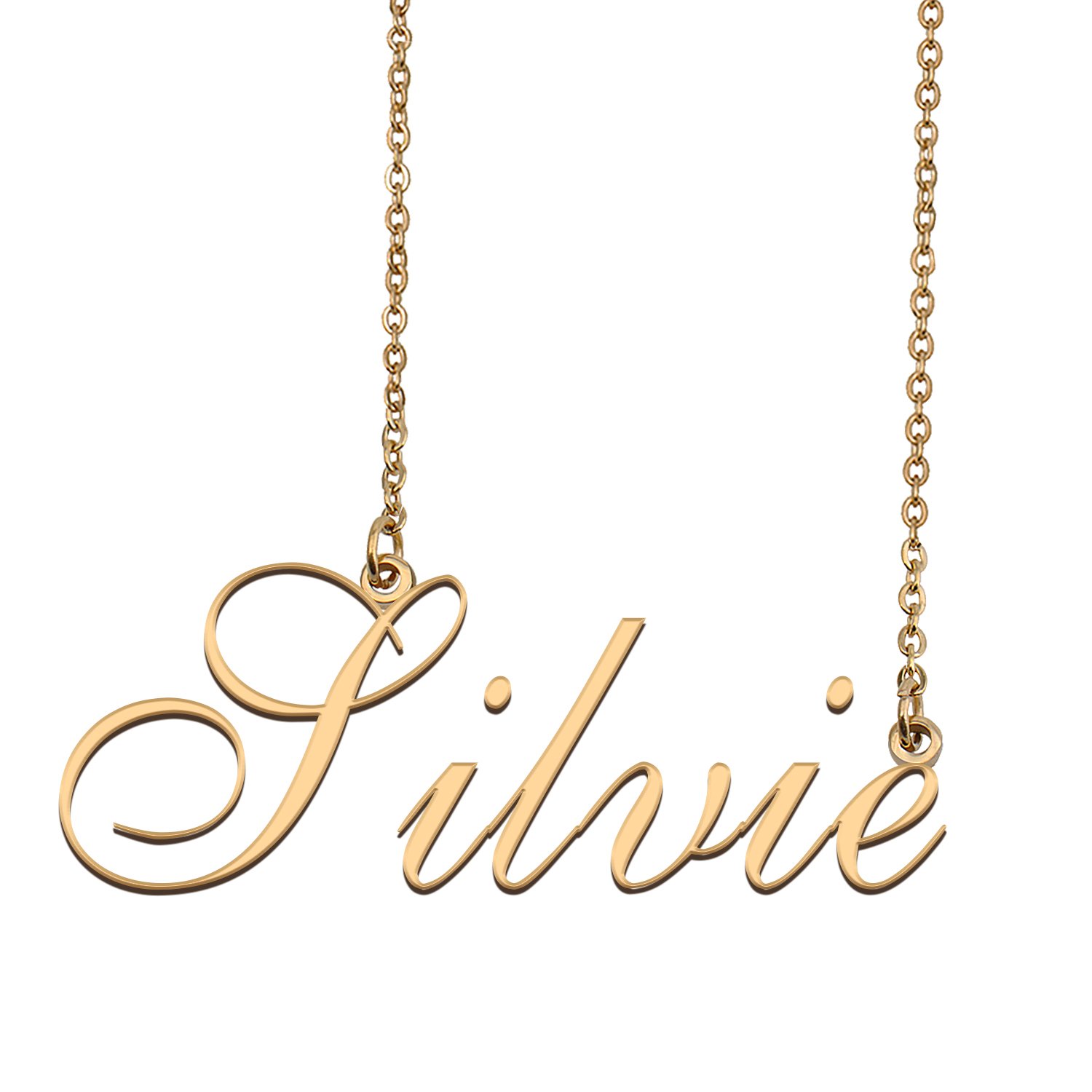 Custom Made Delicate Any Name Necklace for Mother Girlfriend Silvie