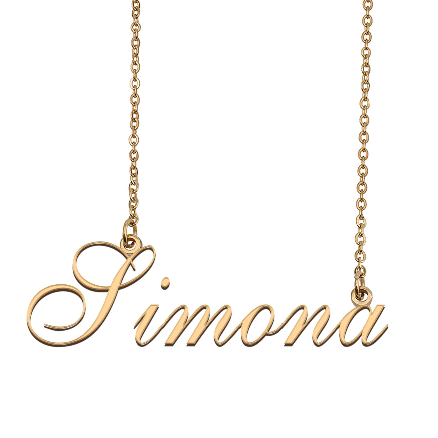 Custom Made Delicate Any Name Necklace for Mother Girlfriend Simona