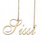 Custom Made Delicate Any Name Necklace for Mother Girlfriend Sissi