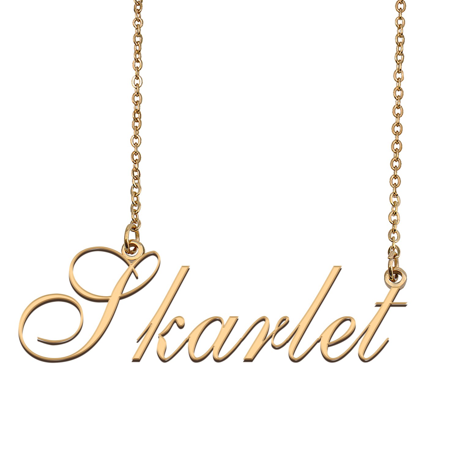 Custom Made Delicate Any Name Necklace for Mother Girlfriend Skarlet